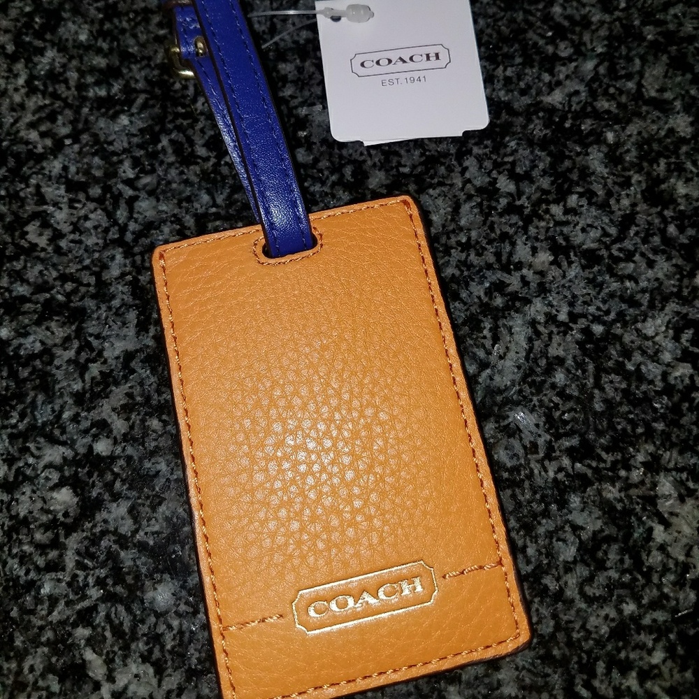 BRAND NEW COACH Travel tag